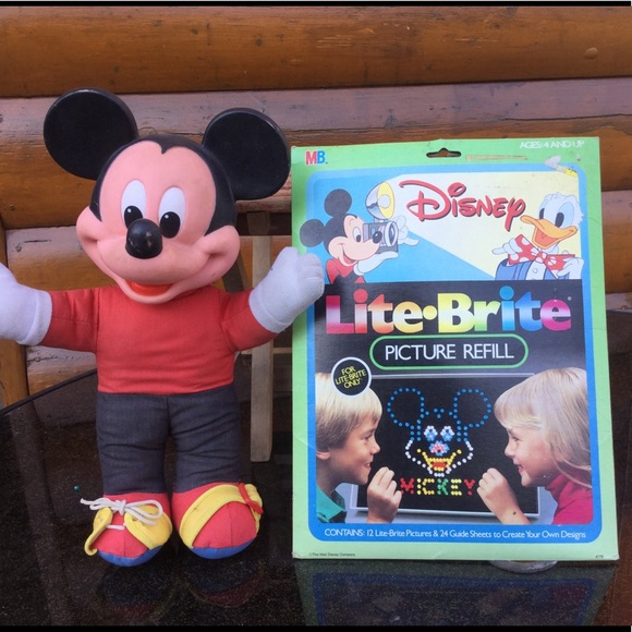 Disney Vintage Lite Brite Paper Picture Refills - Picture 1 of 16